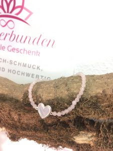 Muttermilchschmuck stein Armband Herz