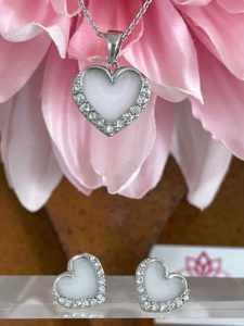 Muttermilch-Schmuck-Set-Herz